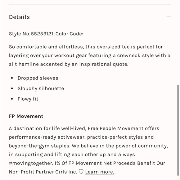 Free People Movement Take It Easy Oversized Tunic Tee - Picture 9 of 9